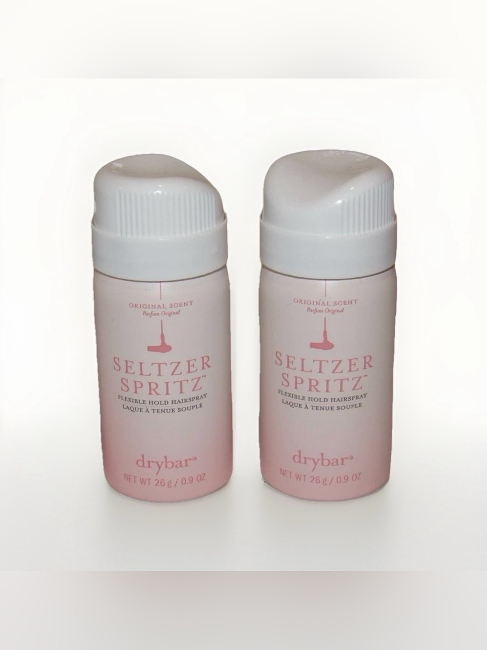 2 x Drybar Seltzer Spritz Flexible Hold Hairspray 26g